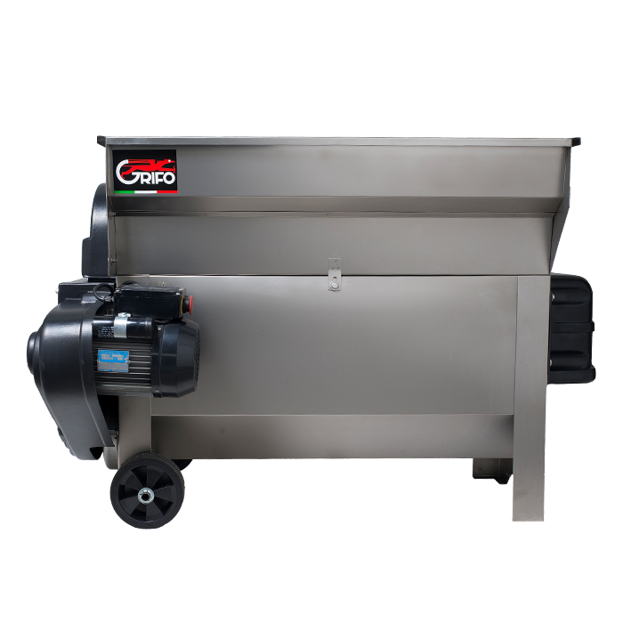 Stainless-steel grape crusher with centrifugal pump Q.30 openable cod.  DVEP30I - Grifo Marchetti